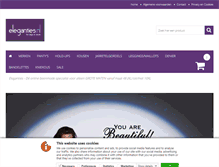 Tablet Screenshot of eleganties.nl